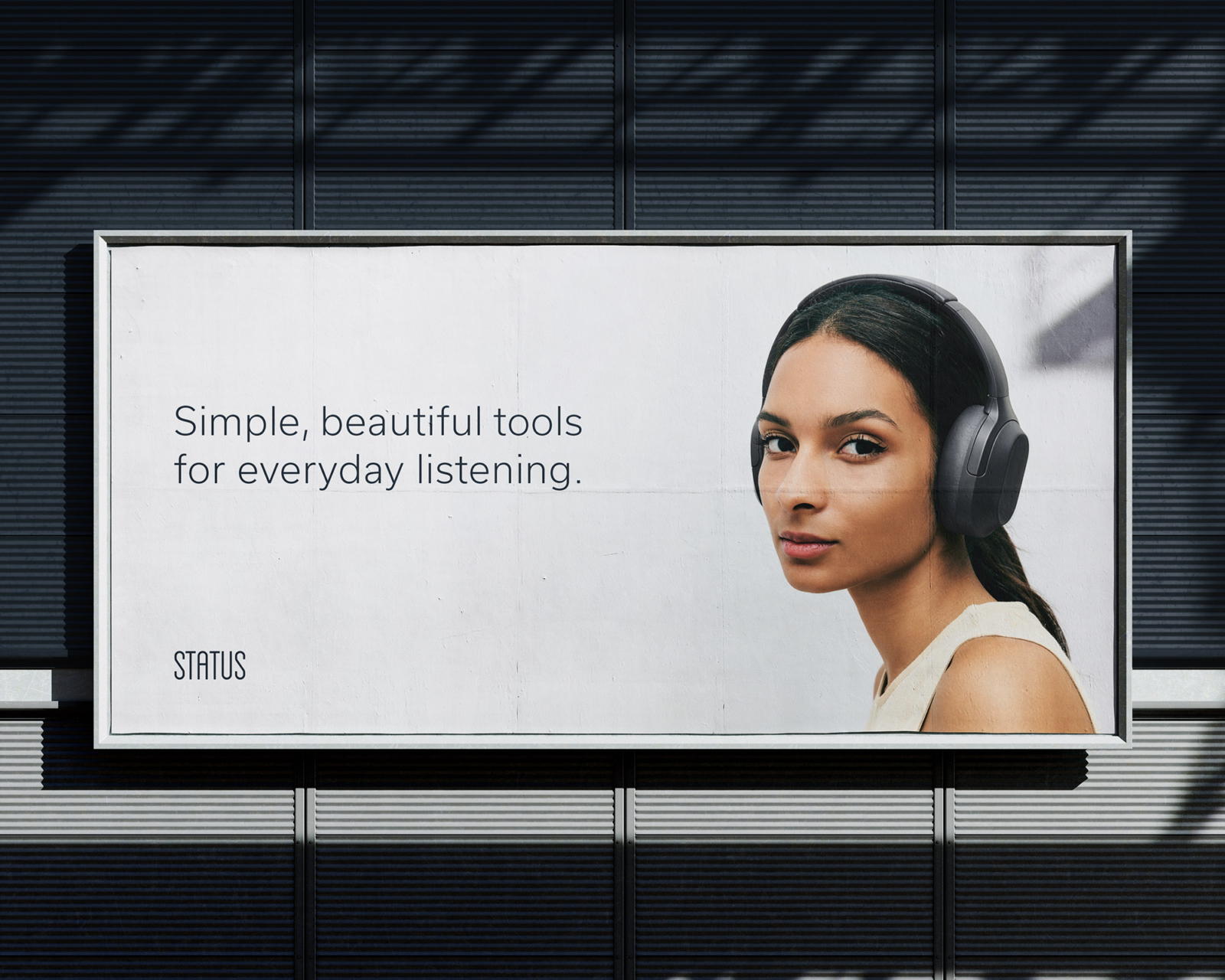 Status Audio advertisement on billboard