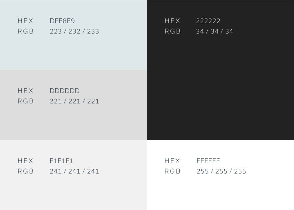 Color palette for the Status brand identity.