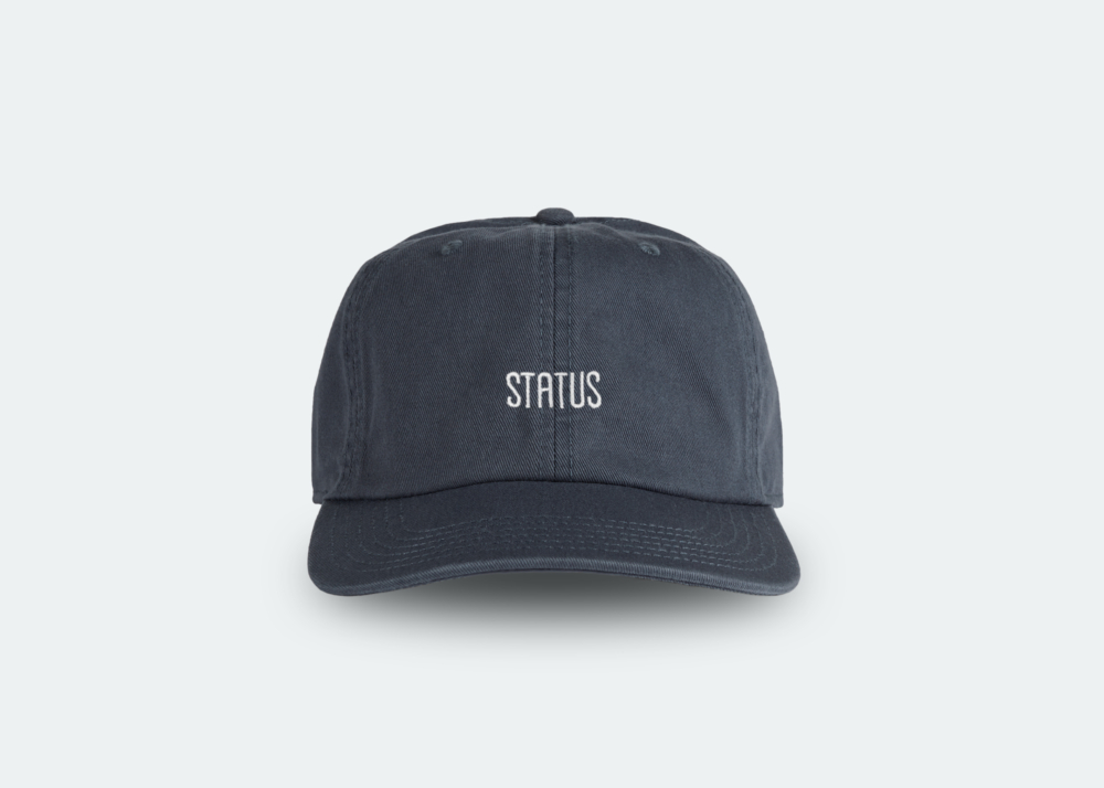 Embroidered Status logo hat in Petrol